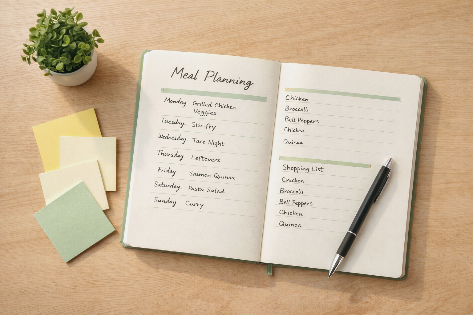 Planificación de comidas